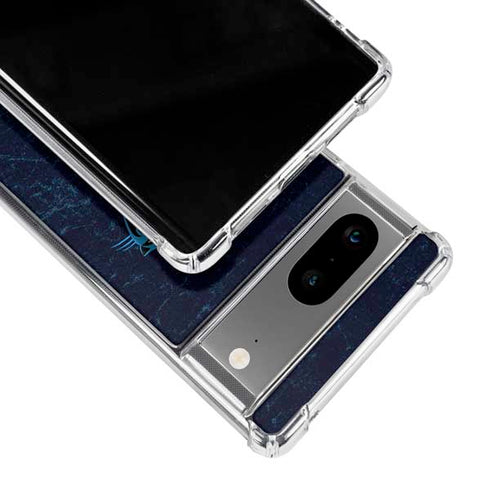 NFL Carolina Panthers Distressed Google Pixel 7a Clear Case